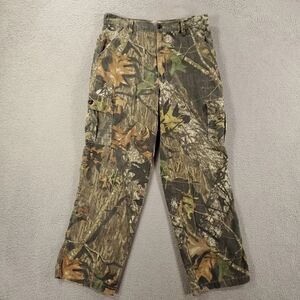 Vintage Field Staff Camo Pants Medium Break Up Hunting Cargo Adjustable Waist 32